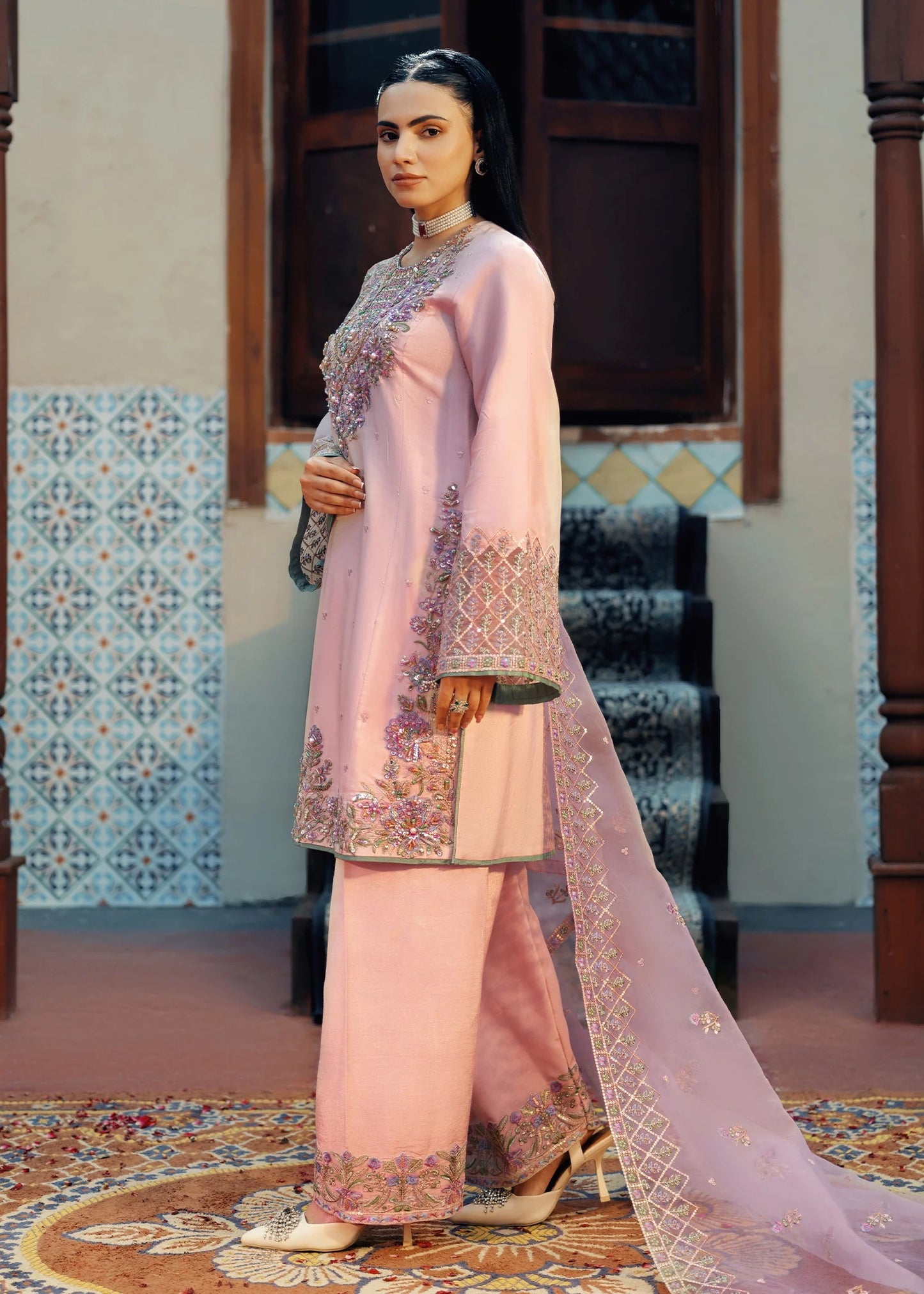 3 Piece Luxury Suit - Noor-E-Khusbu