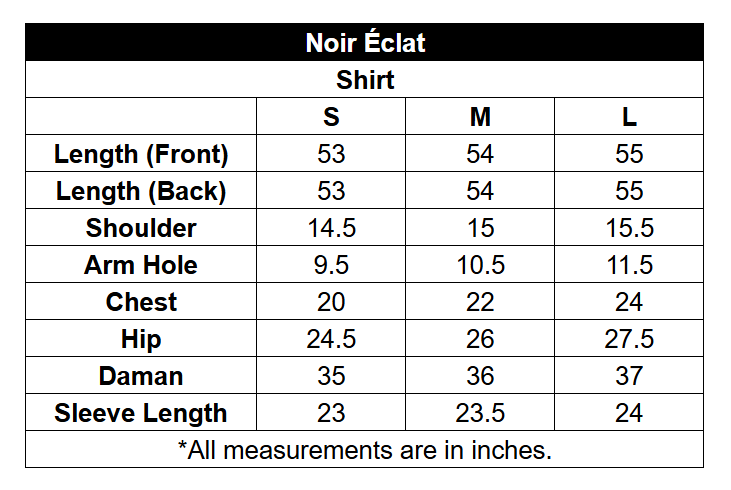 Printed Poly Cambric Set - Noir Eclat