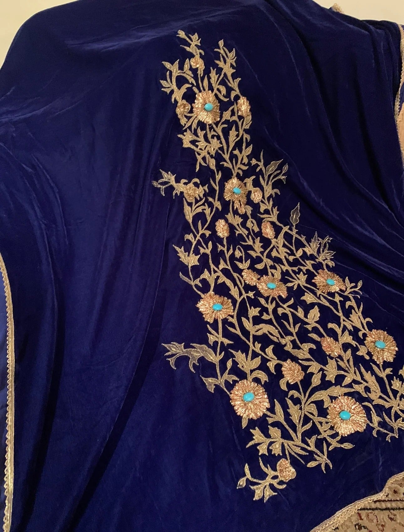 Royal Gotta Work Velvet Shawl - VT-53