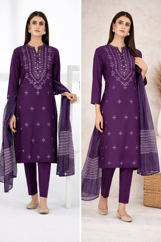 Limelight 3pc Embroidered Lawn - Ready To Ship