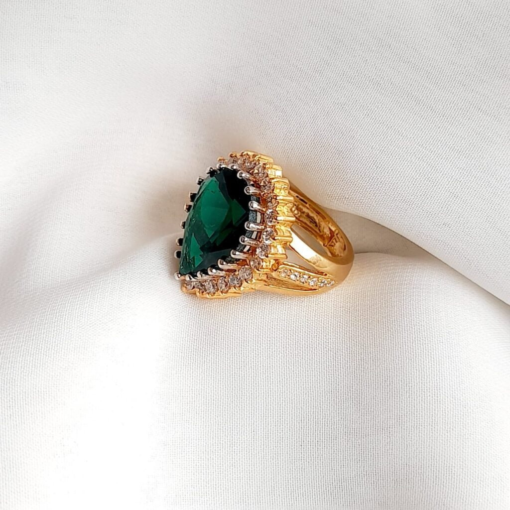 Hurrem Sultan Legacy Ring - 925 Sterling Silver 18k Gold Plated