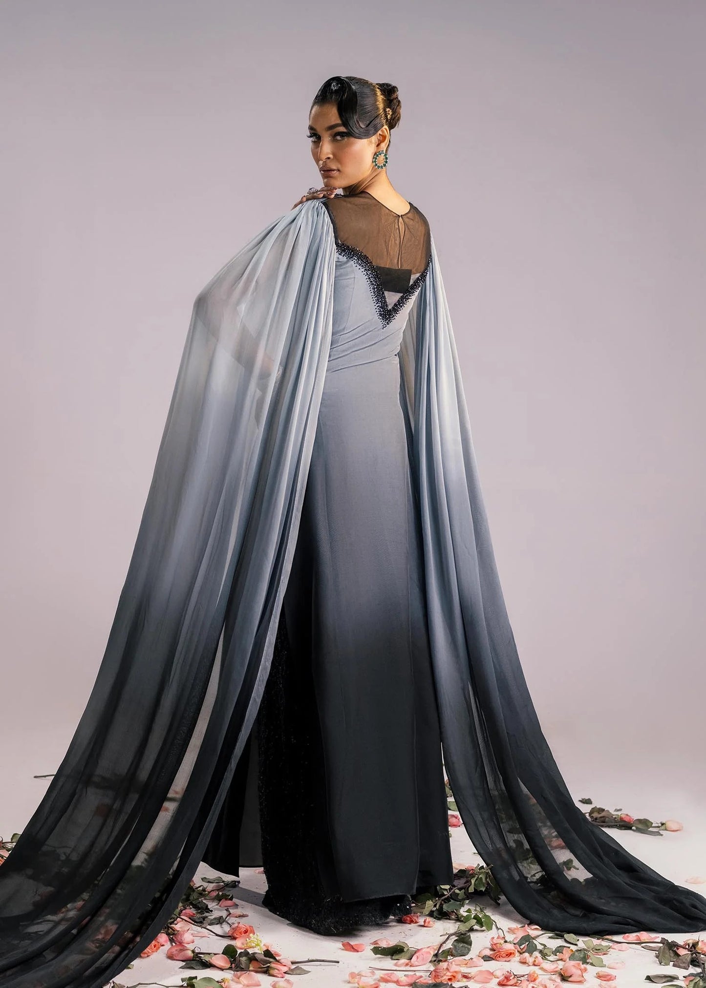 Premium Luxury Dress - Raven