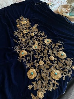 Royal Gotta Work Velvet Shawl - VT-53