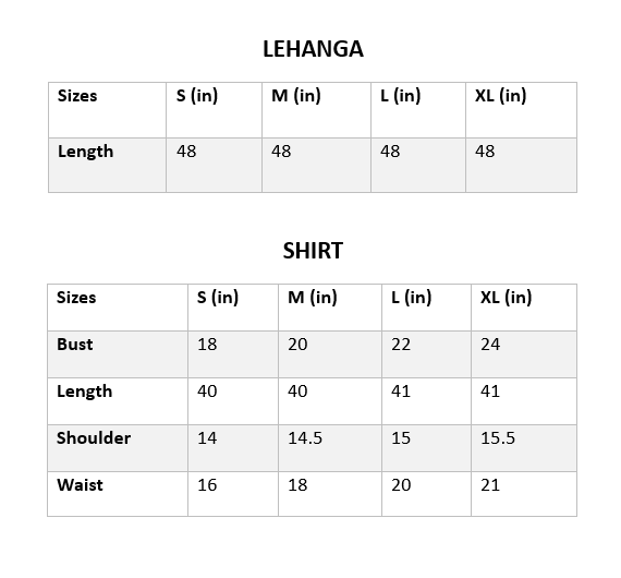 ICE BLUE LEHANGA 4 PIECE - MEHR