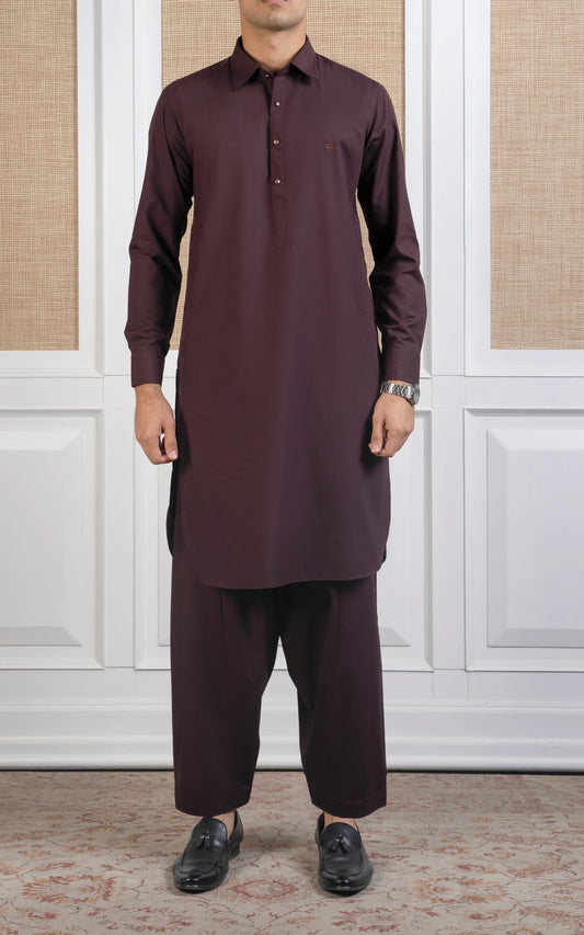 Charcoal Signature Shalwar Kameez - Ready To Ship