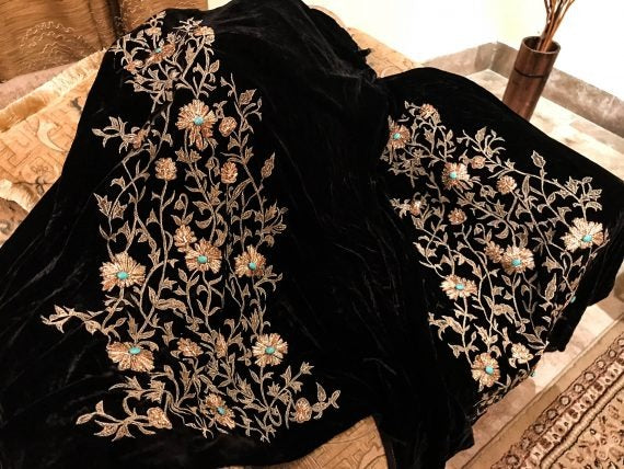 Royal Gotta Work Velvet Shawl - VT-53