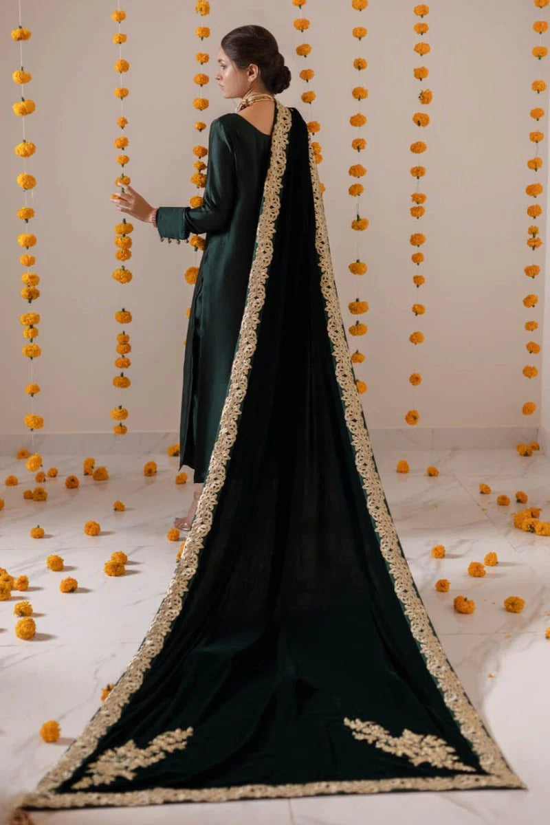 Khawb - Luxury Velvet & Sheesh Silk - 3PC