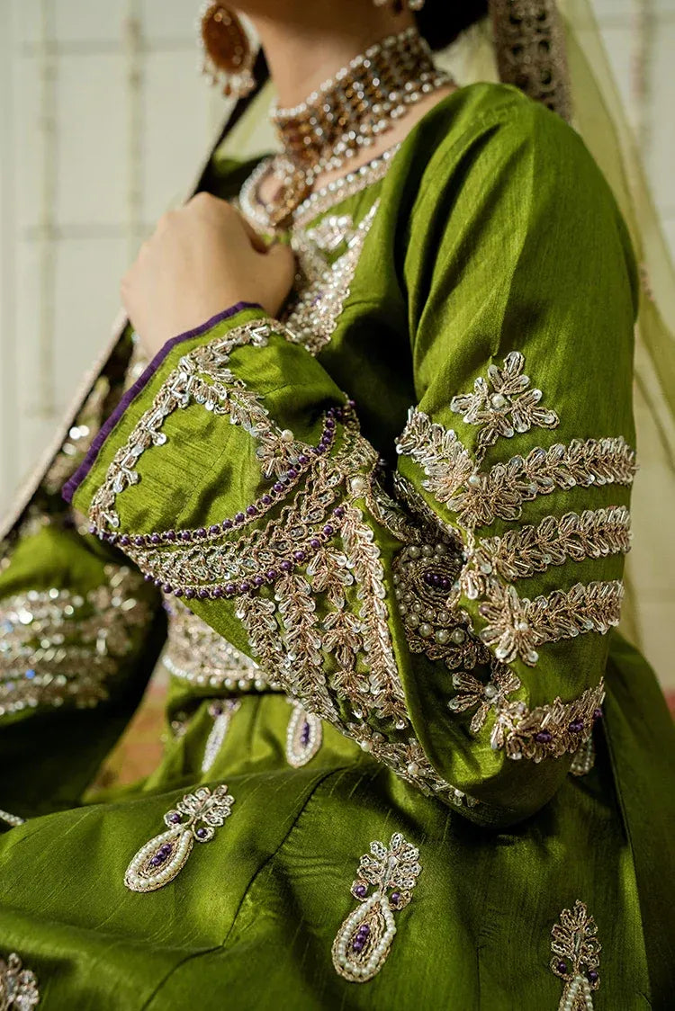 Embroidered Silk Festive Pret - Jade