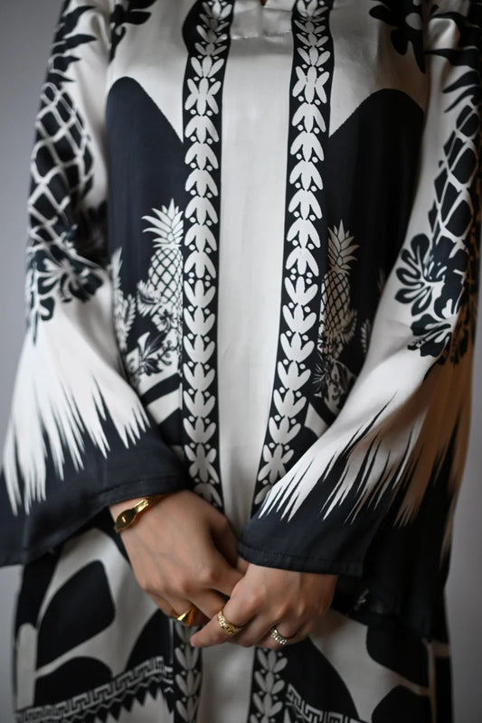 Printed Co-Ord Set - Monochrome