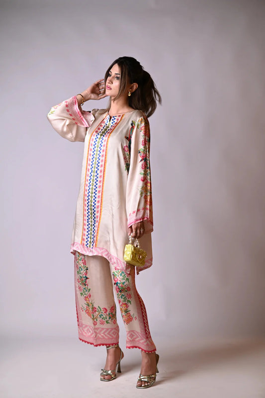 Printed Co-Ord Set - Tropical Whim