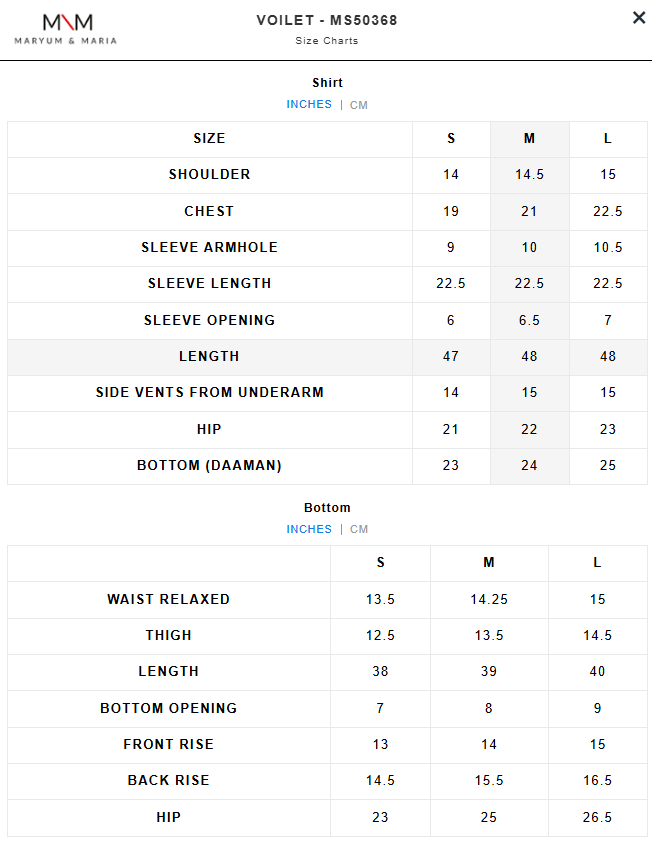 3 PIECE EMBROIDERED LAWN - VOILET