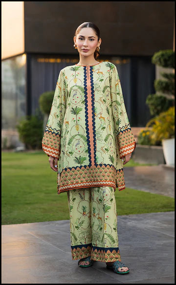 2 PIECE LAWN SILK - VERDANT