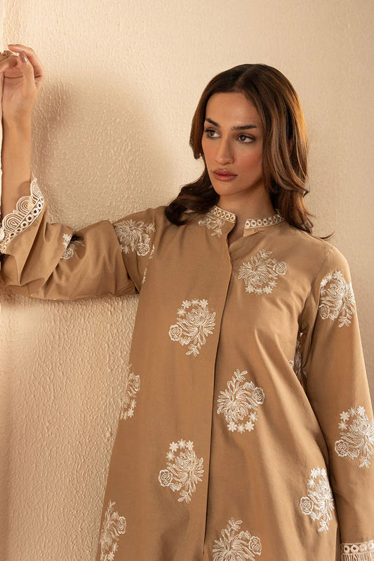 SANDY BROWN-2PC (SHIRT & TROUSER)