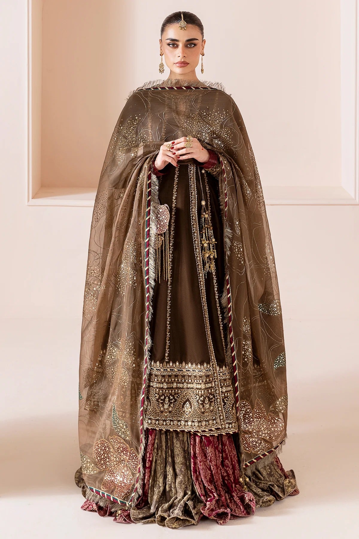 Embroidered Velvet Formal D-04