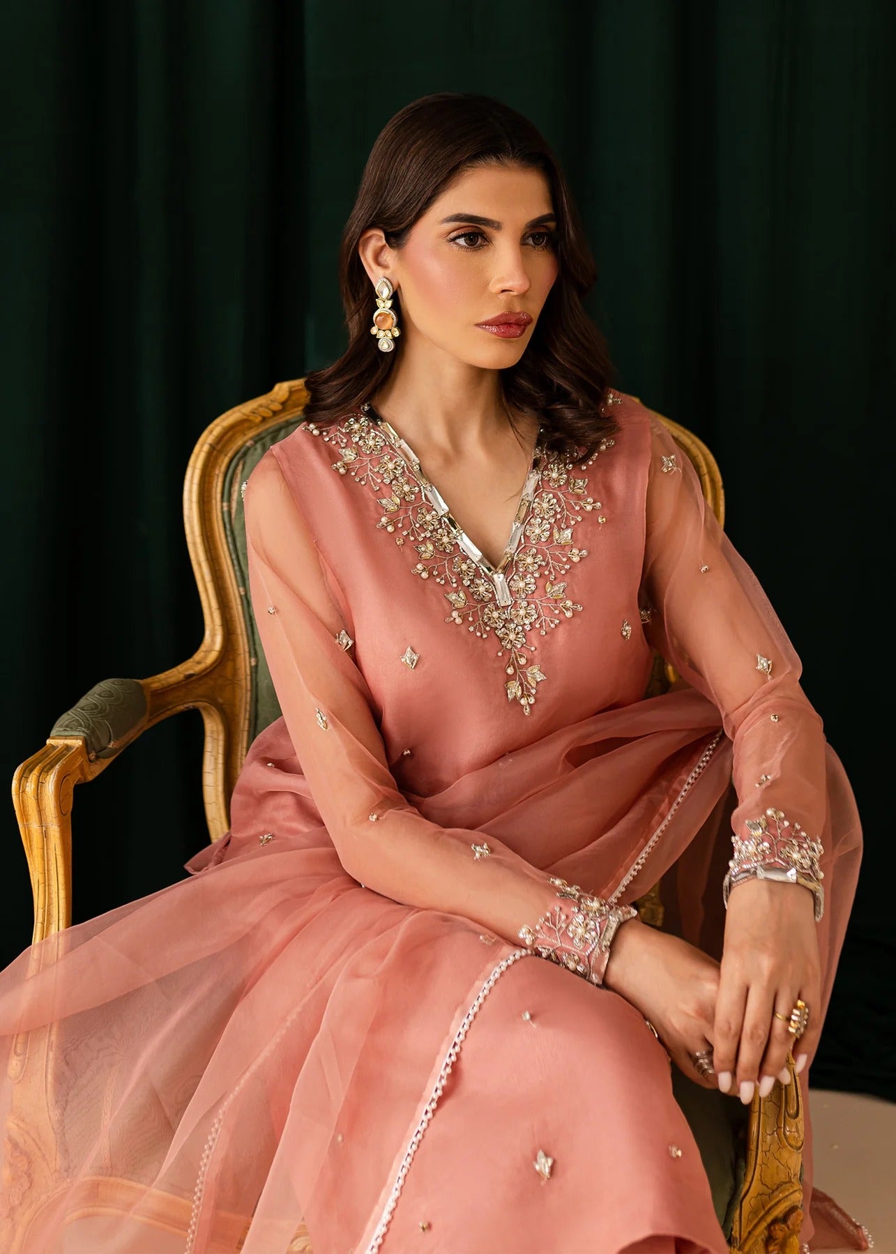 3pc Luxury Silk Pret - 3pc