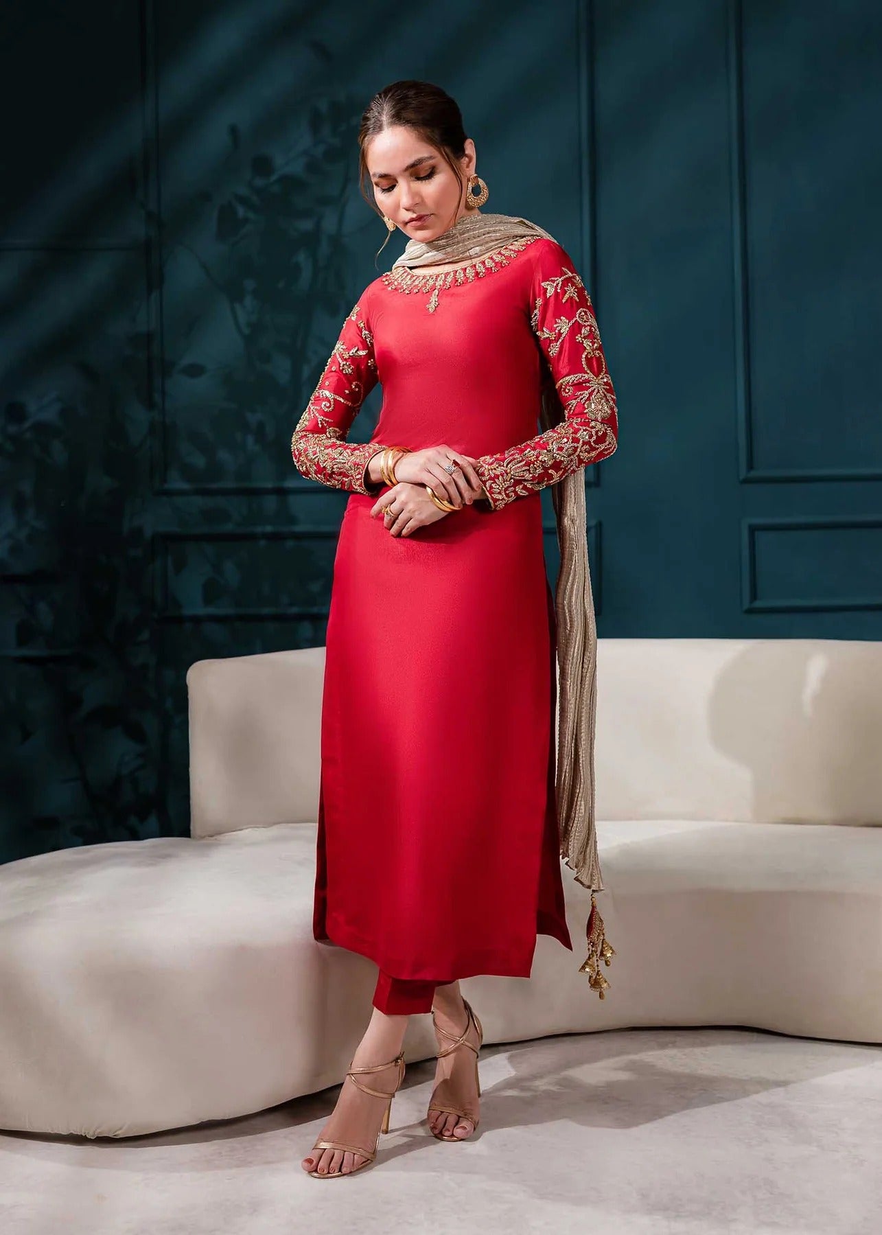 Luxury Formal Silk Pret - Emma
