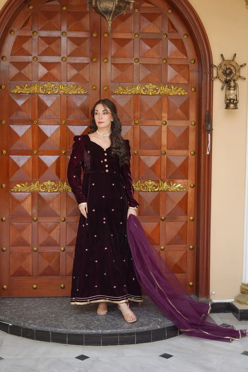 Frock & Dupatta - Zoya (Ready To Ship)