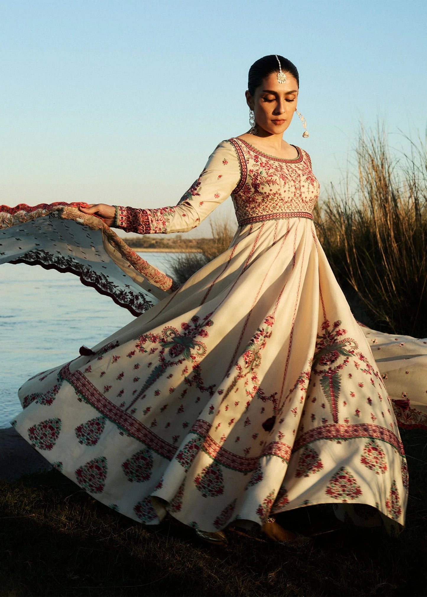 3pc Long Dress - Naqsh