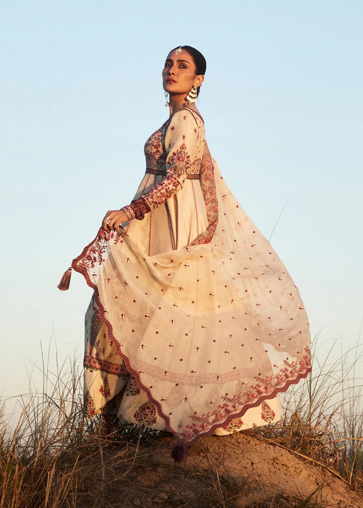 3pc Long Dress - Naqsh