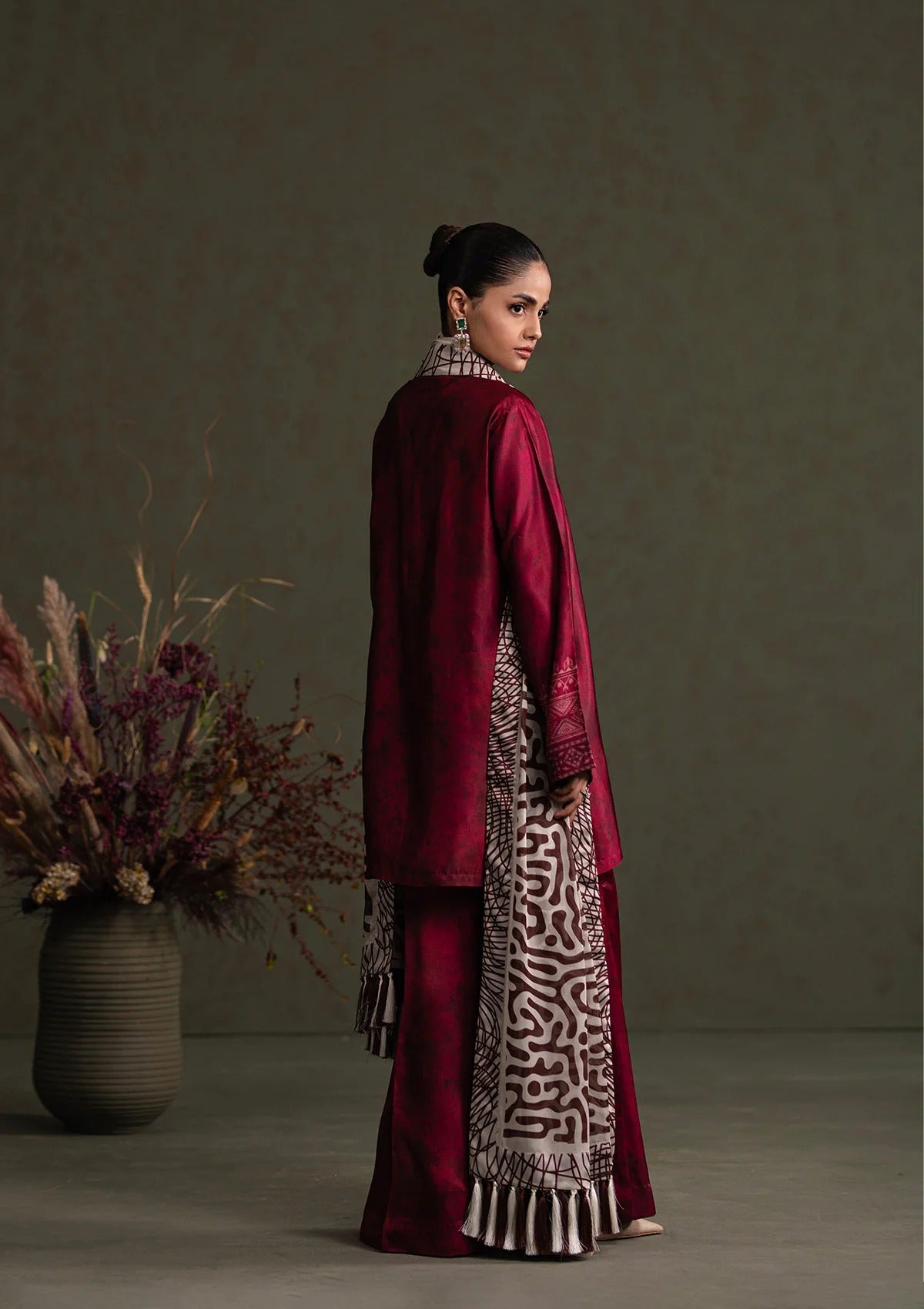 Elegant Silk Dress - D103