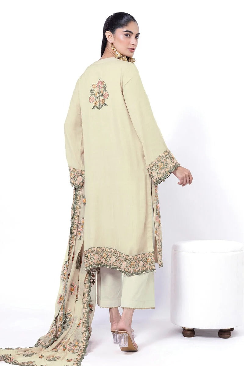 Embroidered Chiffon Suit - AS1905