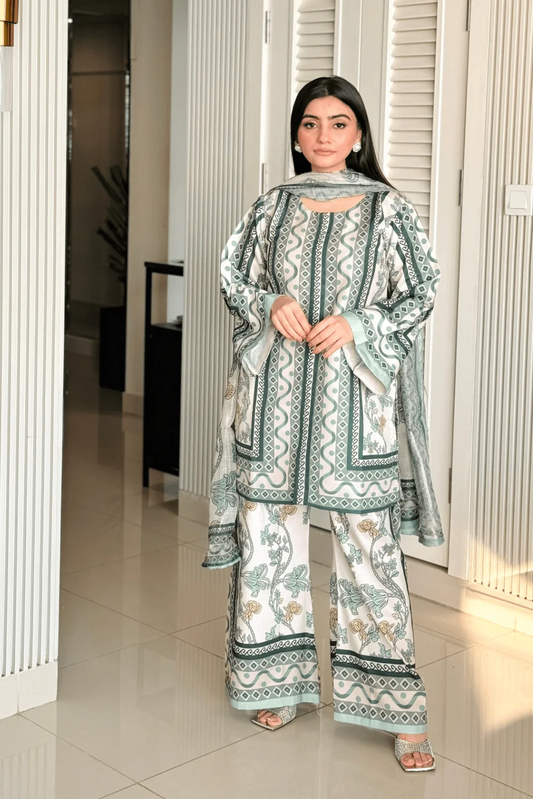 3pc Lawn Co-Ord - Sandal