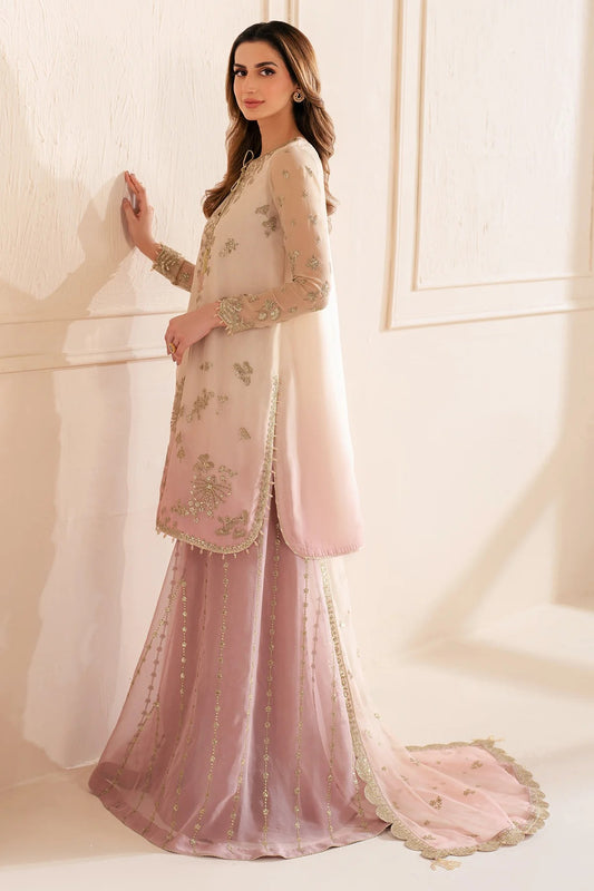 Embroidered Chiffon Formal 3pc