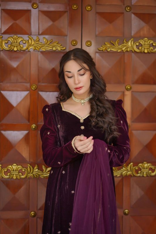 Frock & Dupatta - Zoya (Ready To Ship)