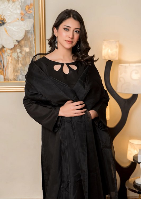 Raw Silk Farshi Shalwar Suit