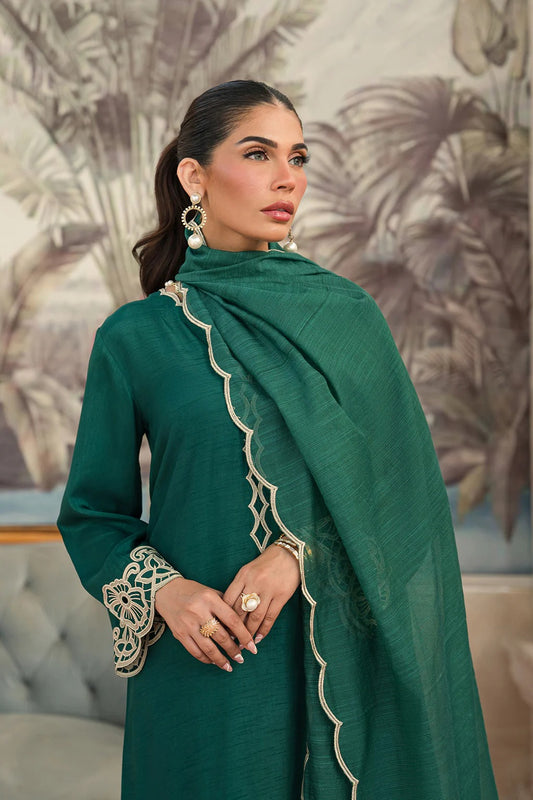 Emerald Green Silk Suit - Zeen