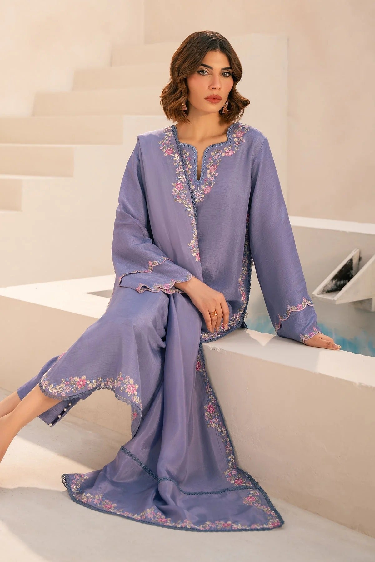 Luxury Silk Suit - Mirabel