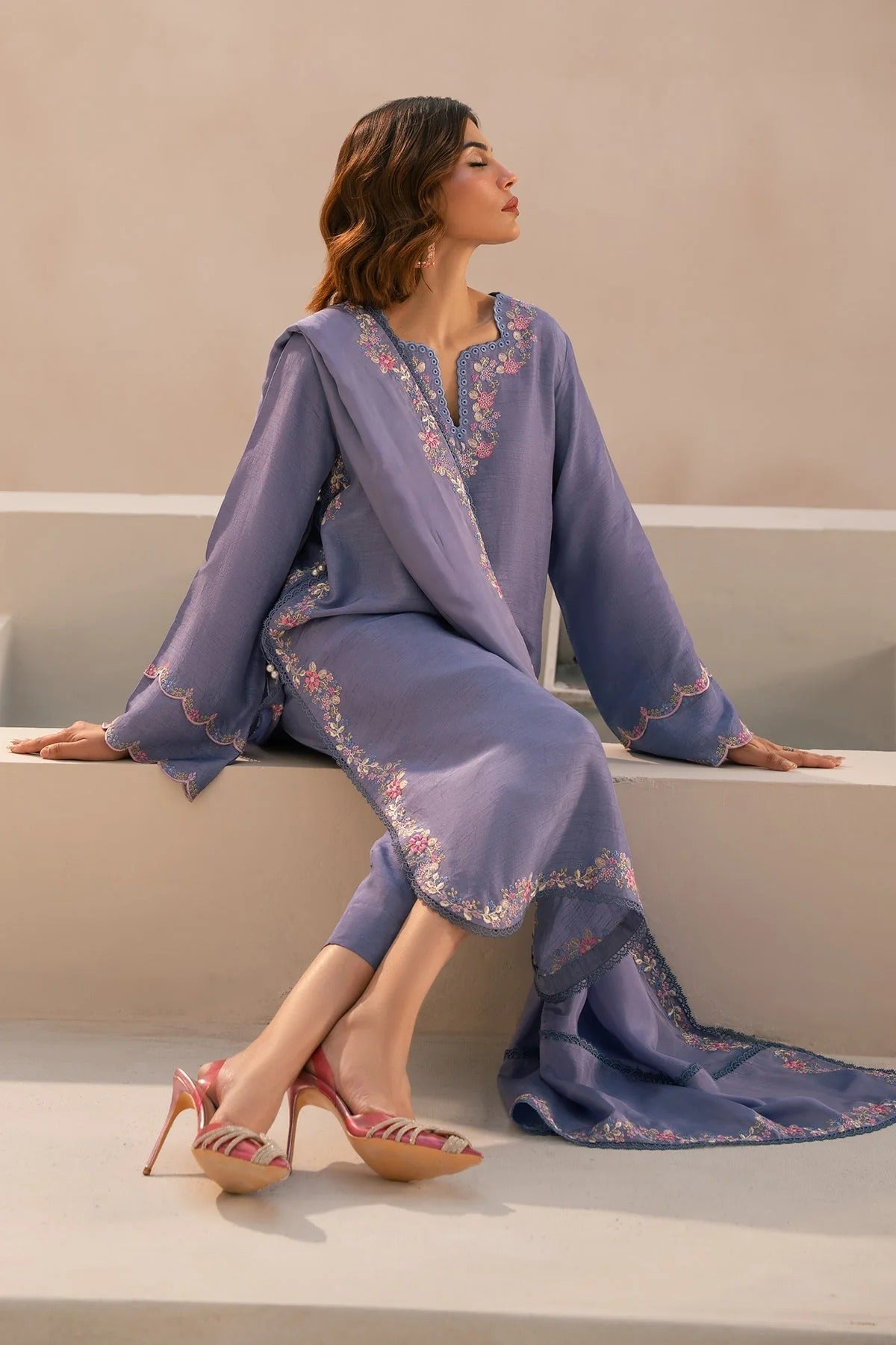 Luxury Silk Suit - Mirabel