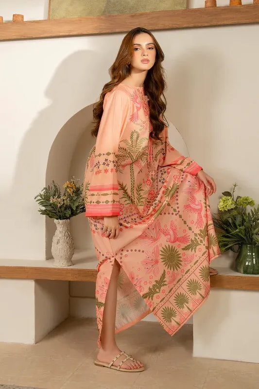 Printed Poly Cambric Set - Golden Hour