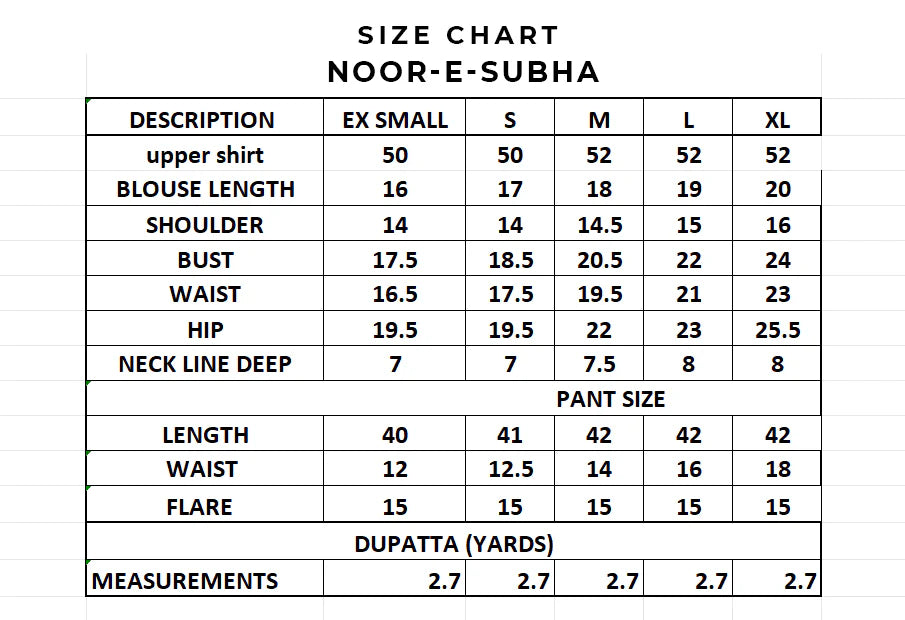 3 Piece Luxury - Noor-E-Sabah