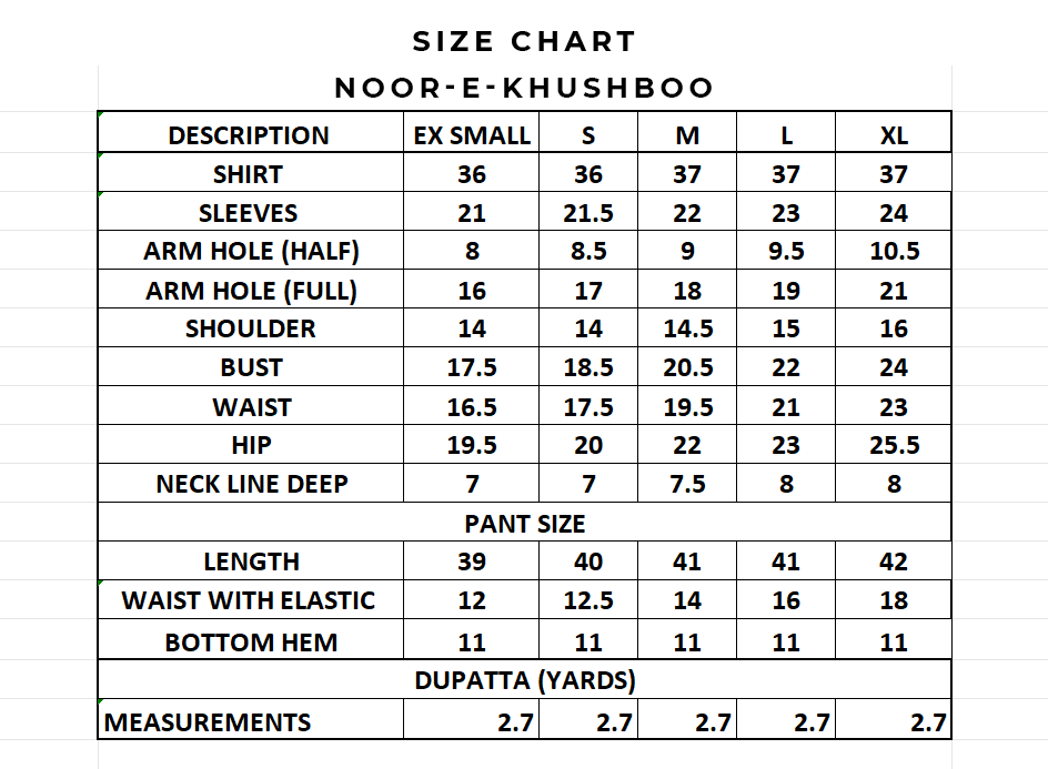 3 Piece Luxury Suit - Noor-E-Khusbu