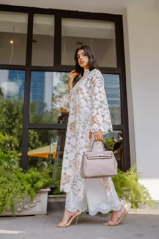 2 Piece Chikankari - Petal Weave