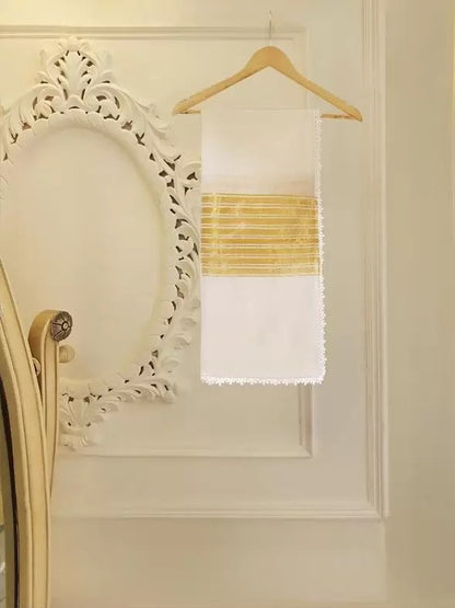 Embroidered Lime Shirt by Aghanoor