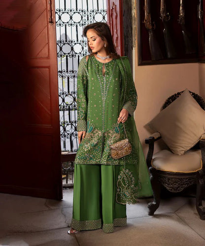 3 Piece Luxury Silk Pret - Leia