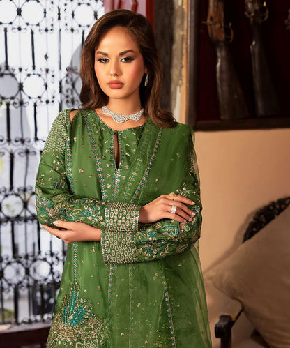 3 Piece Luxury Silk Pret - Leia