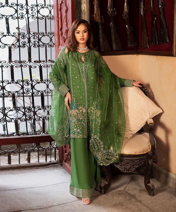 3 Piece Luxury Silk Pret - Leia