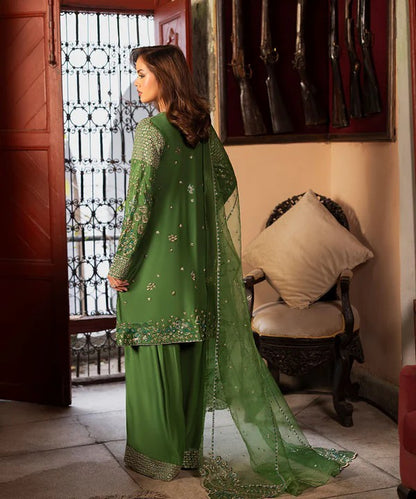 3 Piece Luxury Silk Pret - Leia