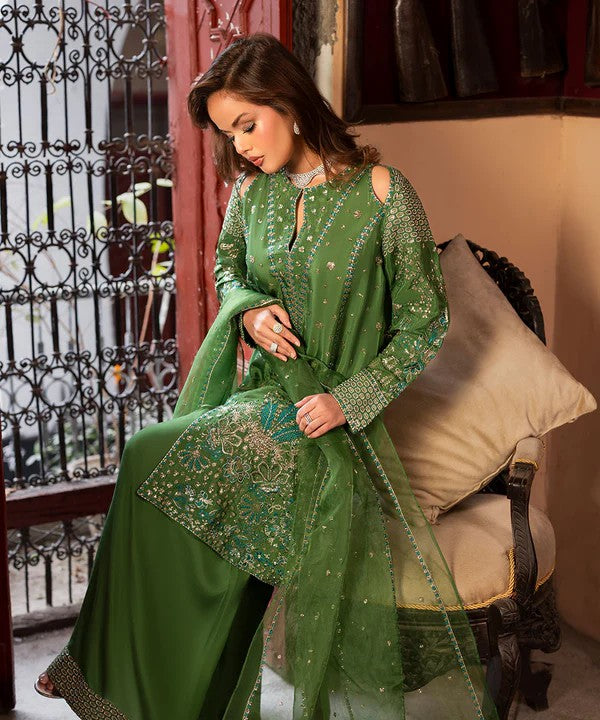 3 Piece Luxury Silk Pret - Leia