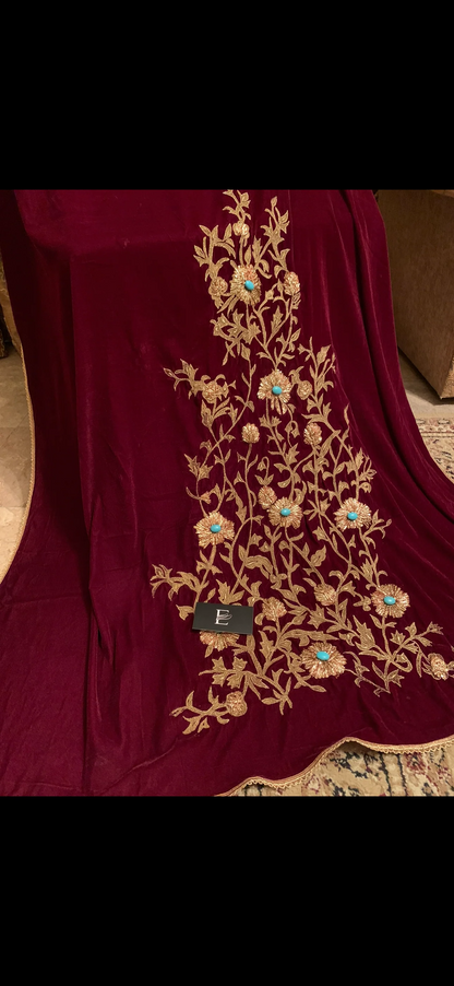 Royal Gotta Work Velvet Shawl - VT-53