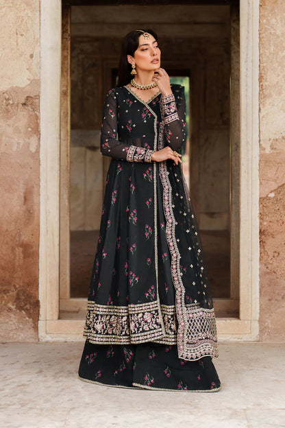 Printed Embroidered Angrakha Set- UE-550