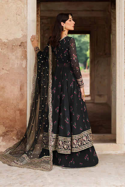 Printed Embroidered Angrakha Set- UE-550