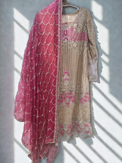 Luxury Chiffon dress - 3 Piece  (Ready to Ship)