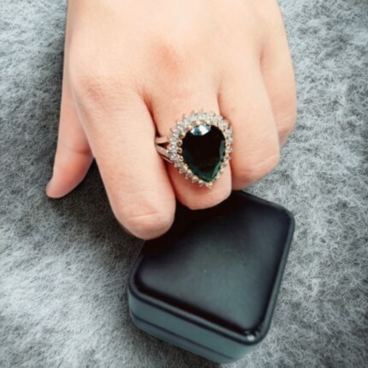 Hurrem Sultan Legacy Ring - 925 Sterling Silver 18k Gold Plated