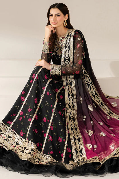 Luxury Black Formal - Fuchsia Night