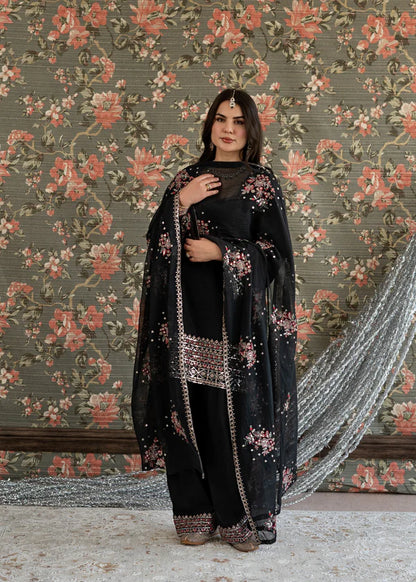 Embroidered Farshi Shalwar Suit -  ETHAN