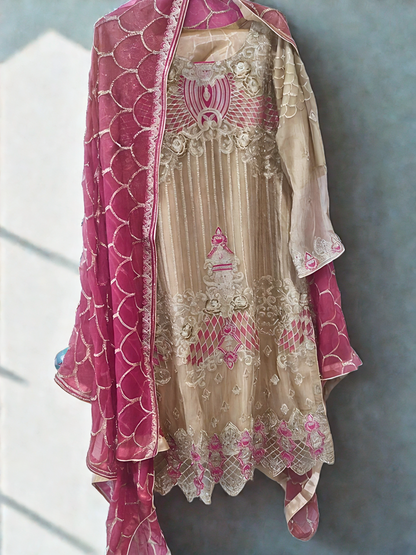 Luxury Chiffon dress - 3 Piece  (Ready to Ship)